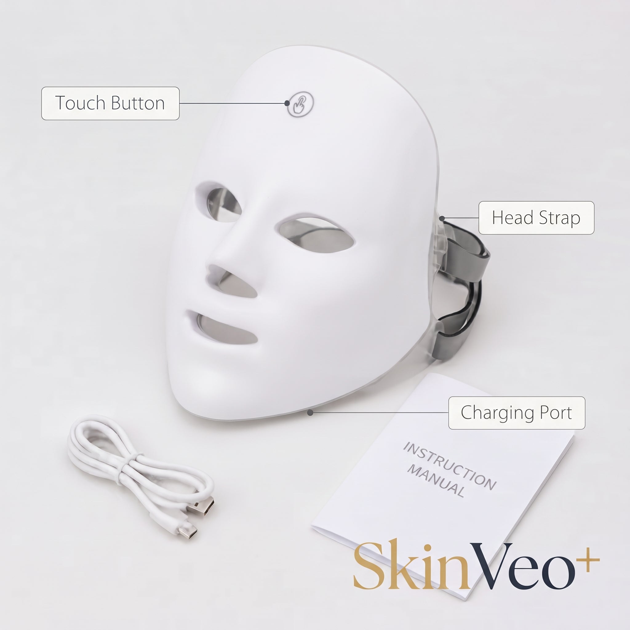 SkinVeo+ LED Skincare Therapy Mask
