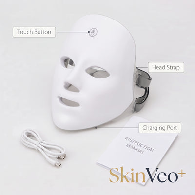 SkinVeo+ LED Skincare Therapy Mask